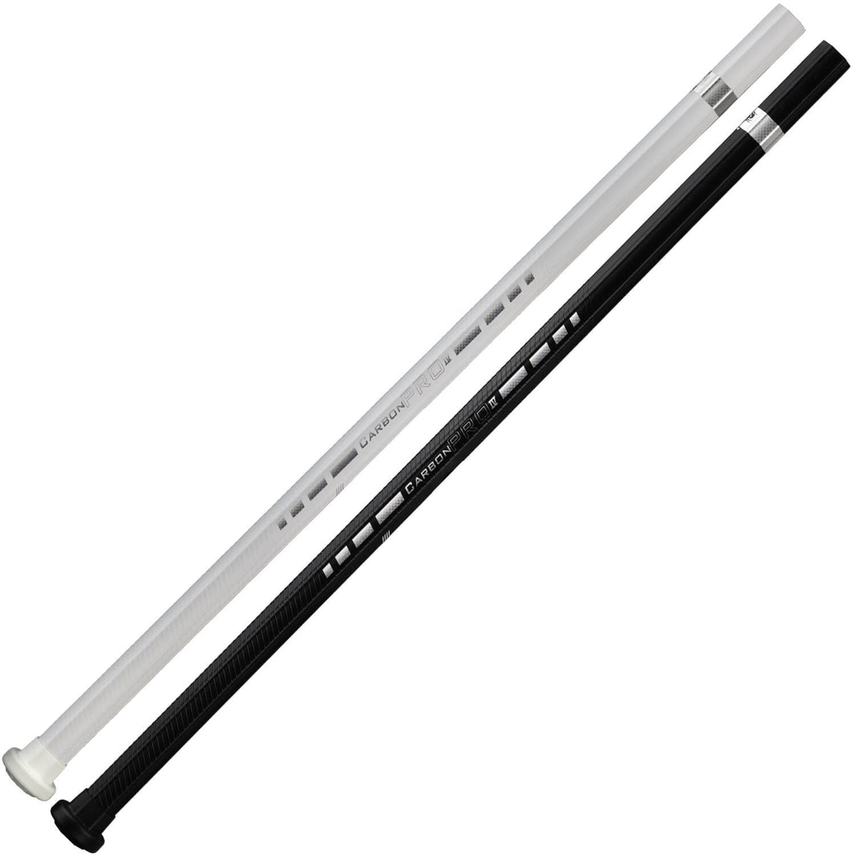 ECD Carbon Pro 4.0 Power Composite Attack Lacrosse Shaft black and white | Top String Lacrosse