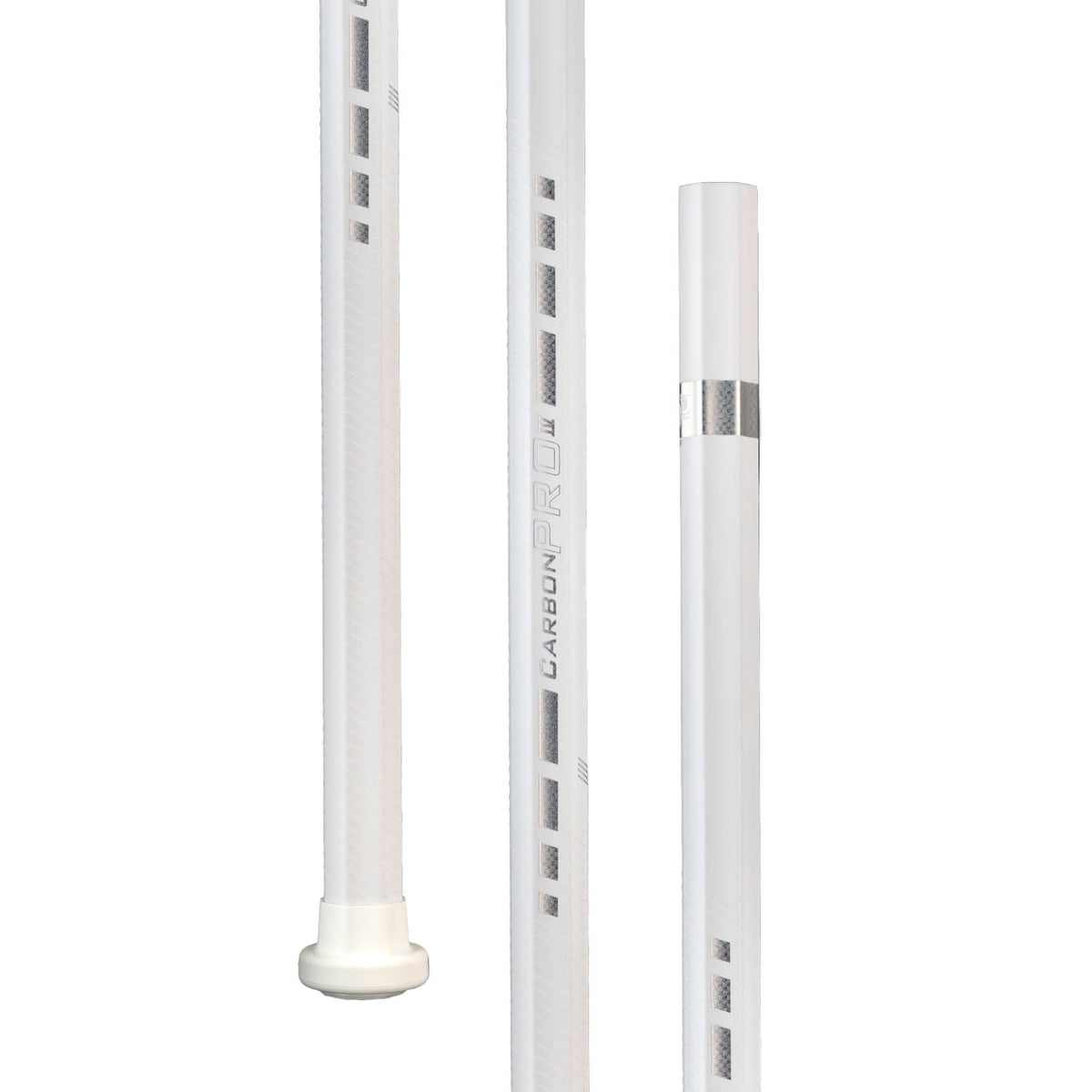 ECD Carbon Pro 4.0 Power Composite Attack Lacrosse Shaft white | Top String Lacrosse