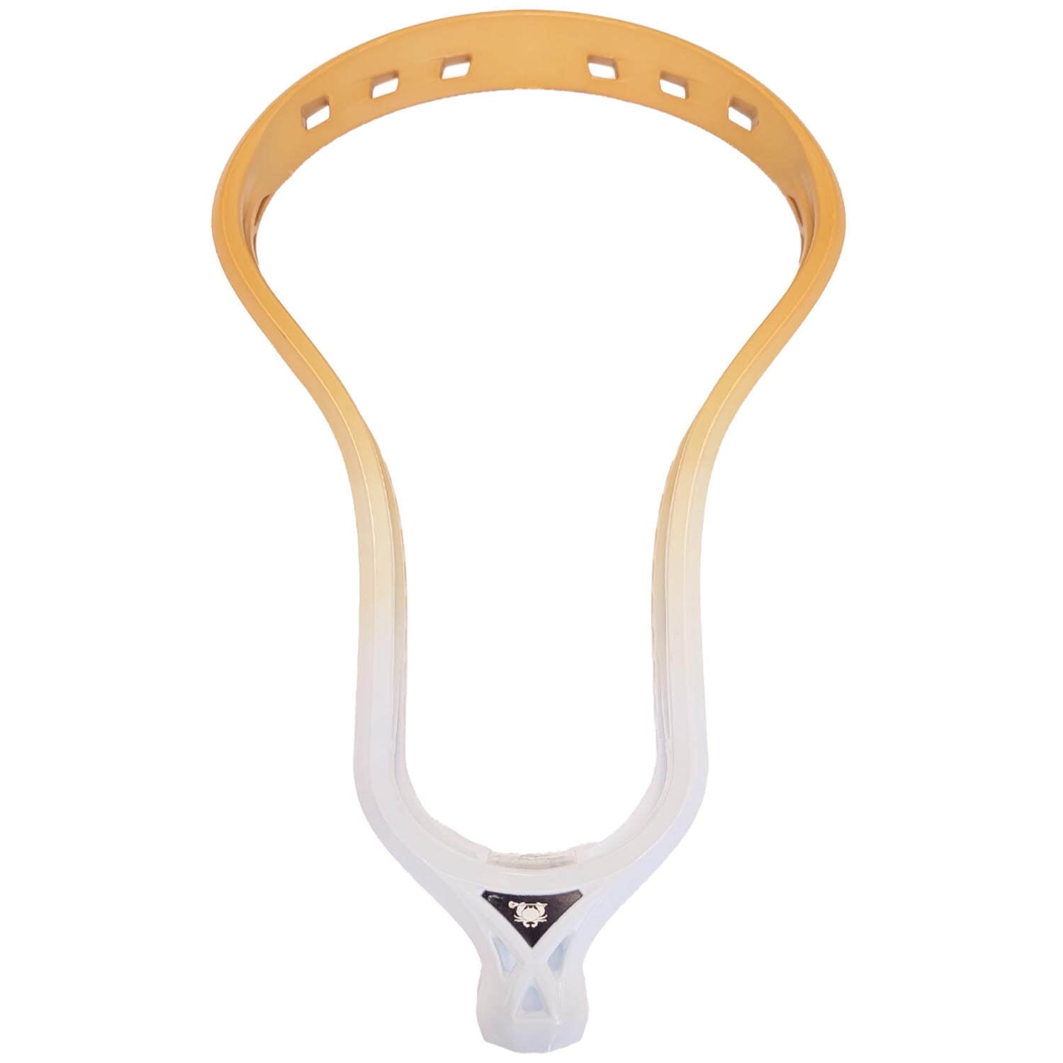 ECD Dyed Mirage 2.0 Lacrosse Head - Vegas Gold - White | Top String Lacrosse