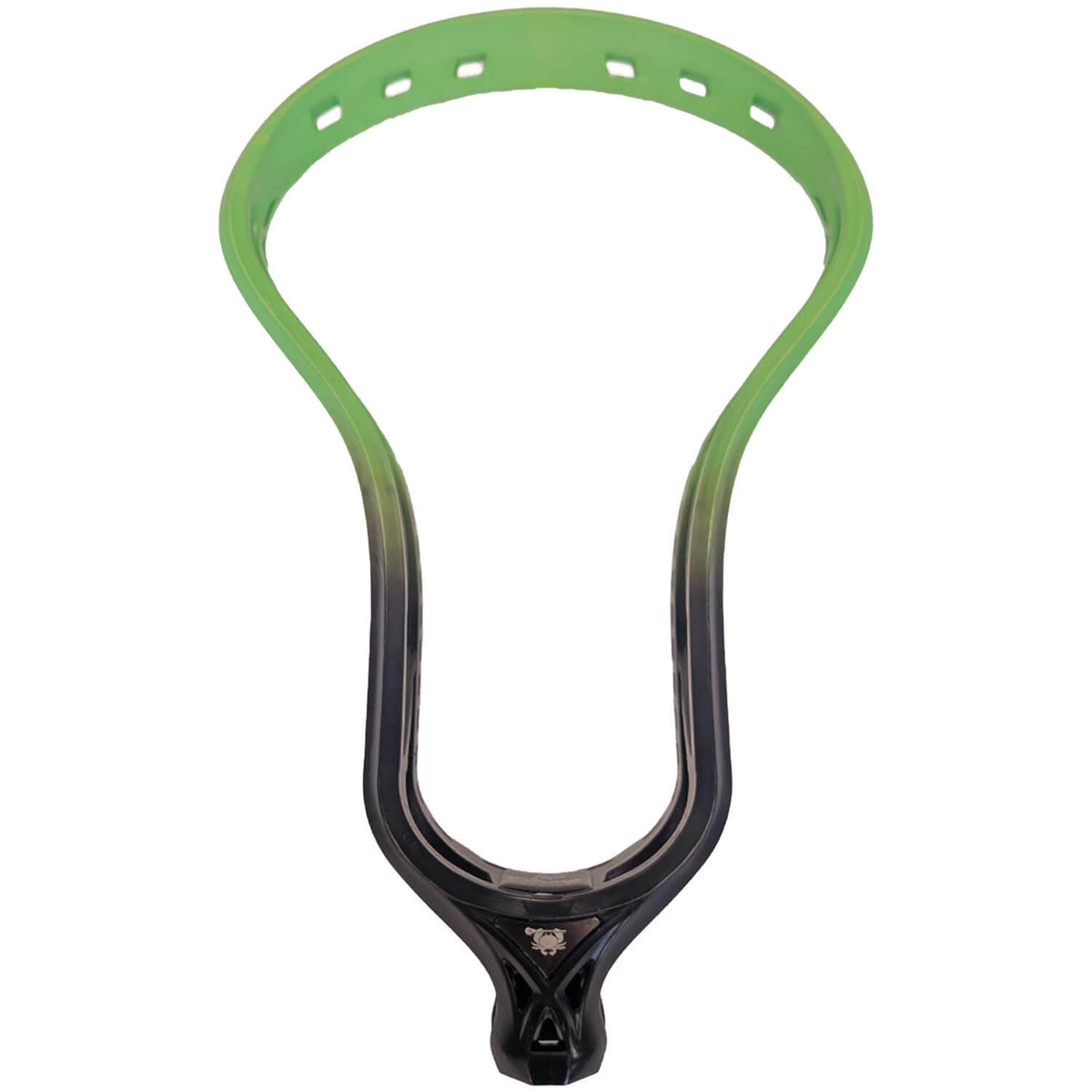 ECD Dyed Mirage 2.0 Lacrosse Head - Neon Green - Black | Top String Lacrosse