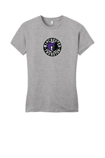 WT Women's Lacrosse Soft T-Shirt - Light Heather Grey