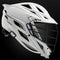 Cascade XRS Pro Lacrosse Helmet Quick Clip - White Shell - Black Facemask - Top String Lacrosse