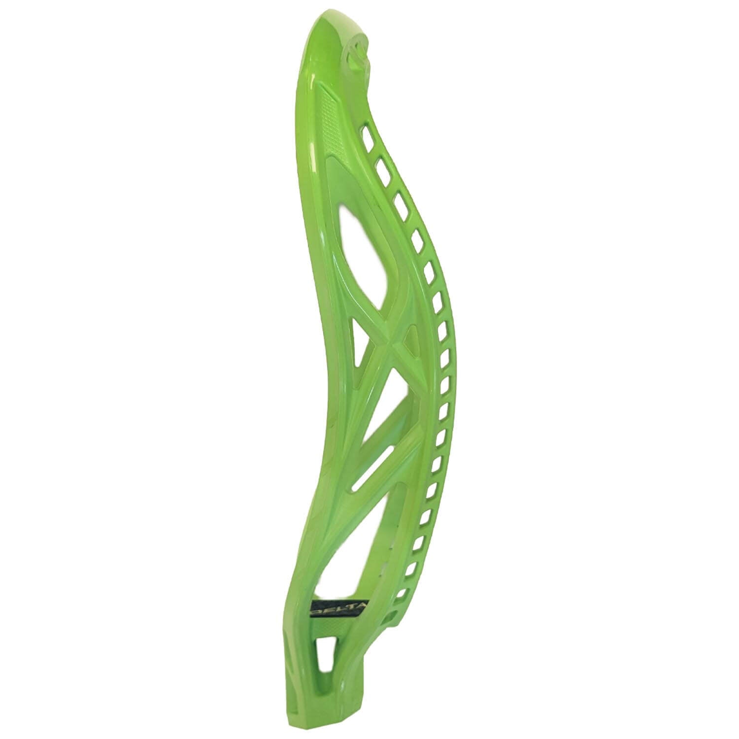 ECD Dyed Delta Lacrosse Head - Neon Green | Top String Lacrosse
