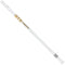 Limited Edition STX Gold Rush White and Gold Fiber X Lacrosse Shaft | Top String Lacrosse