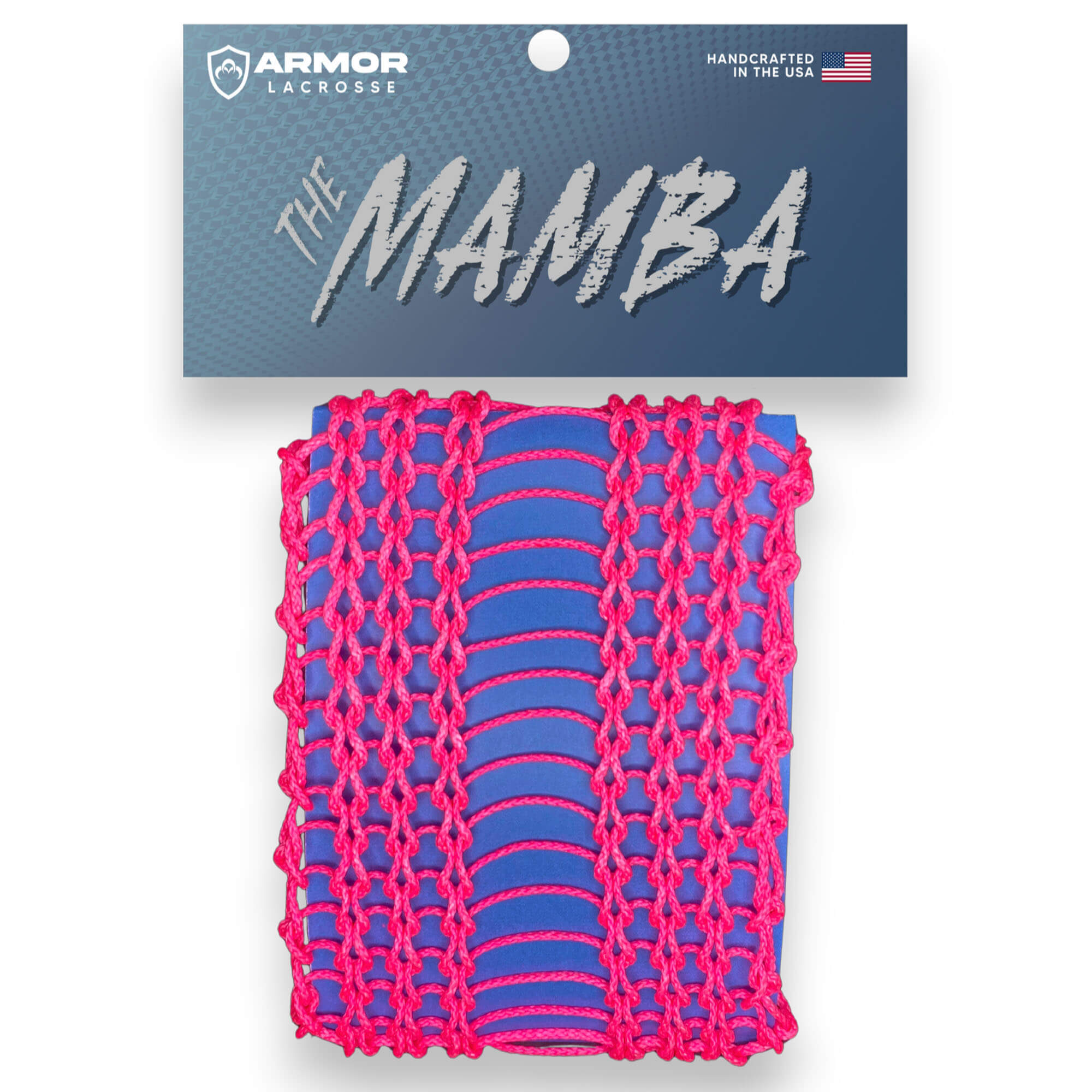 Armor Mesh The Mamba Lacrosse Mesh - Hot Pink | Top String Lacrosse