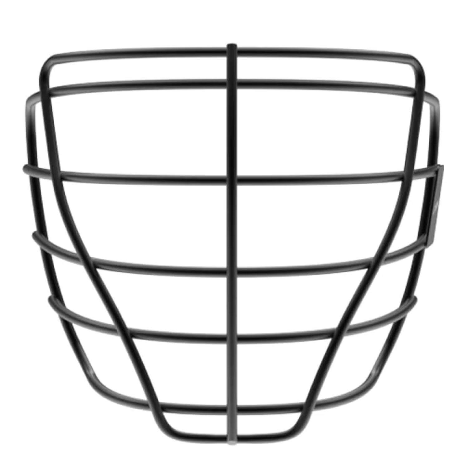 Cascade CBX Box Lacrosse Cage Face Mask with Chin Strap - Black | Top String Lacrosse