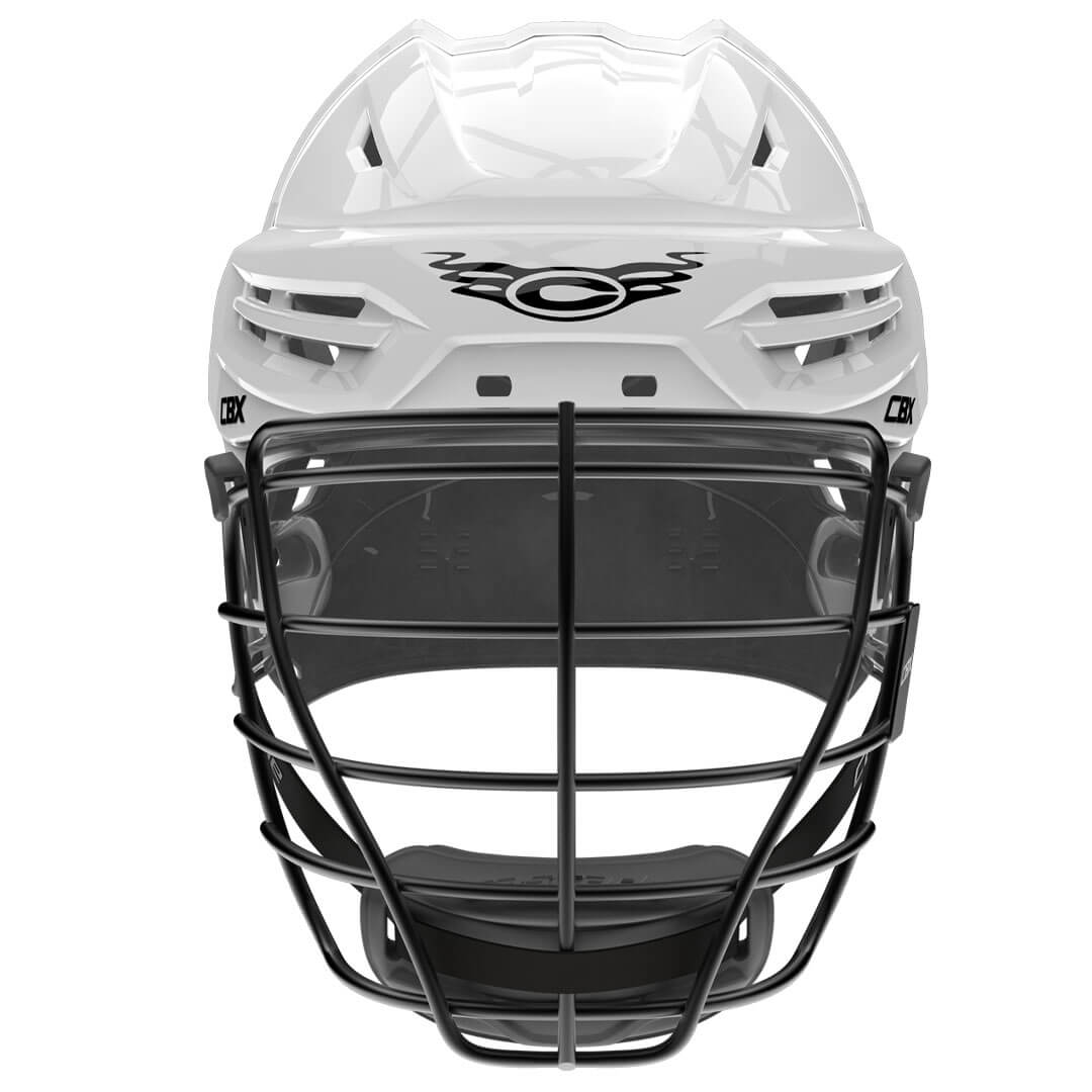 Cascade CBX Complete Box Lacrosse Helmet | Top String Lacrosse