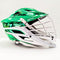 Cascade XRS Pro Helmet - Green Chrome Shell - White Mask - White Chin - White Strap - Top String Lacrosse