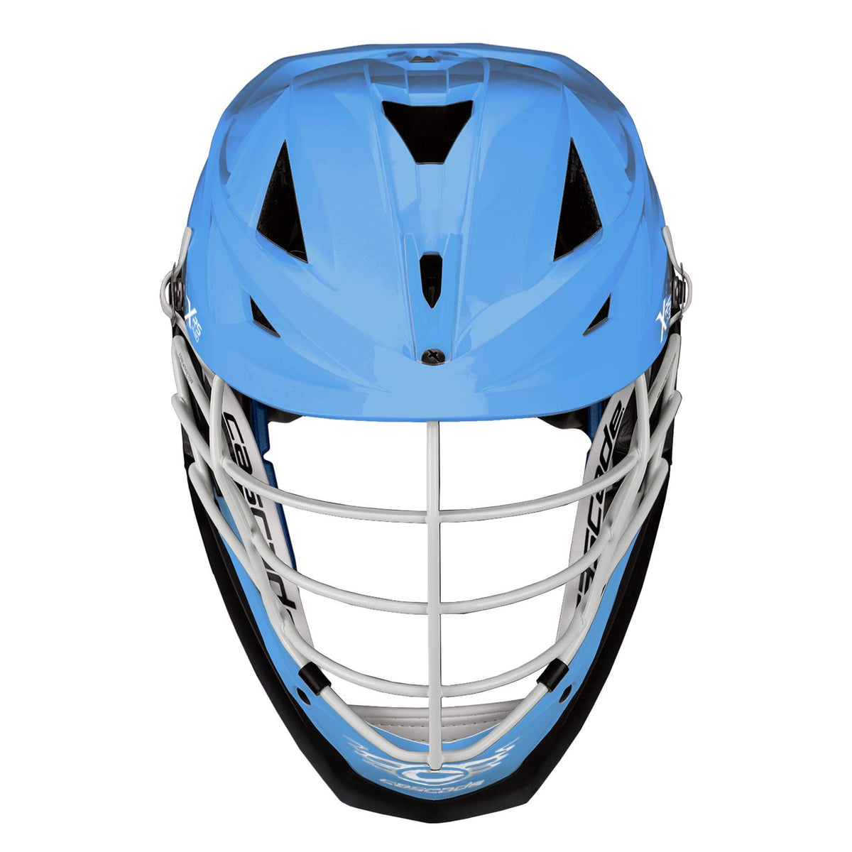 Cascade String Cascade XRS Pro Helmet - Hopkins Blue Shell - White Mask - White Strap ...