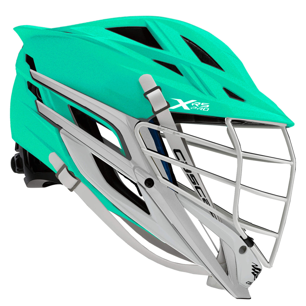 Cascade String Cascade XRS Pro Helmet - Matte Seafoam Shell - White Mask - White Chin ...