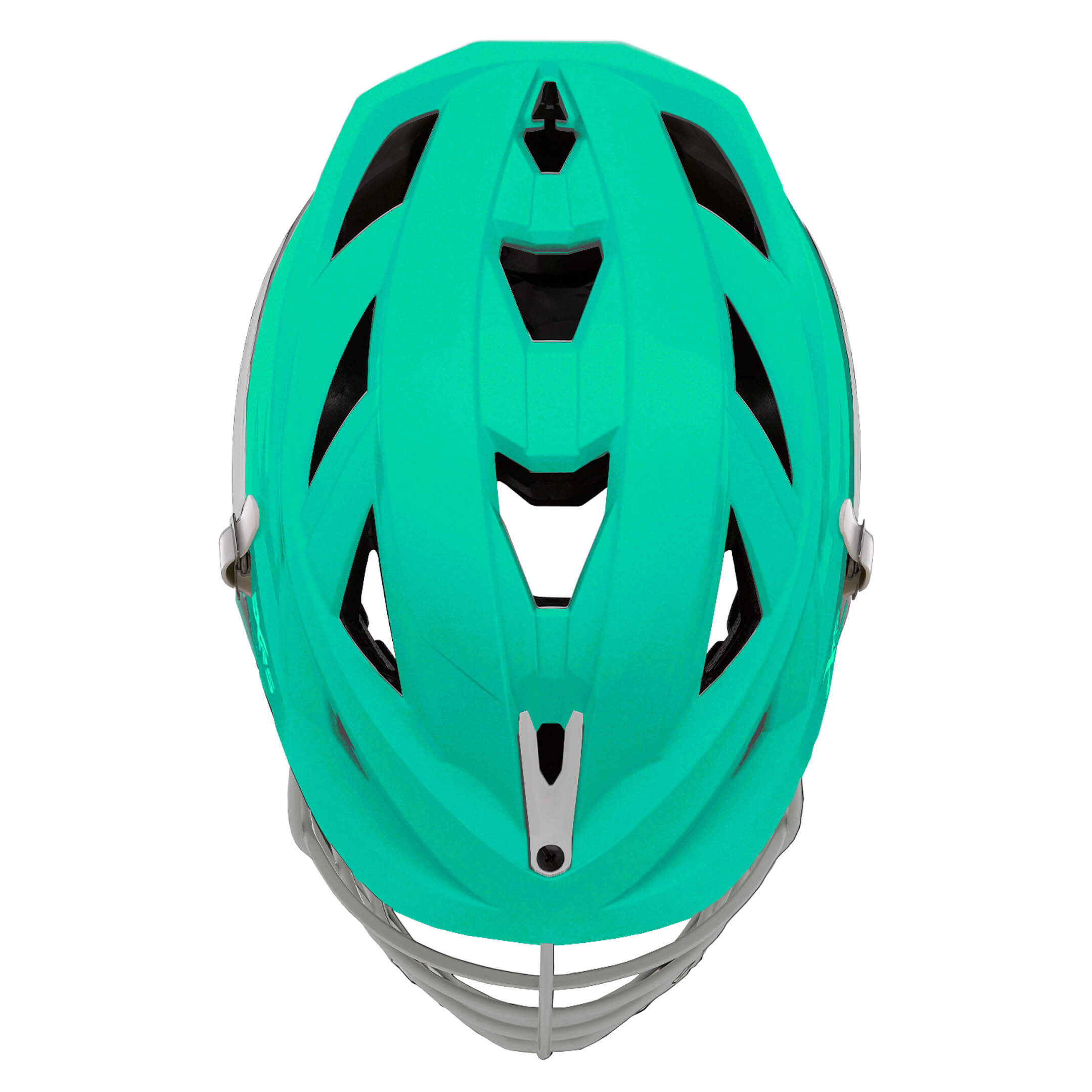 Cascade XRS Pro Helmet - Matte Seafoam Shell - White Mask - White Chin - White Strap | Top String Lacrosse