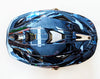 Cascade XRS Pro Helmet - Navy Blue Chrome Shell - White Mask - White Chin - White Strap