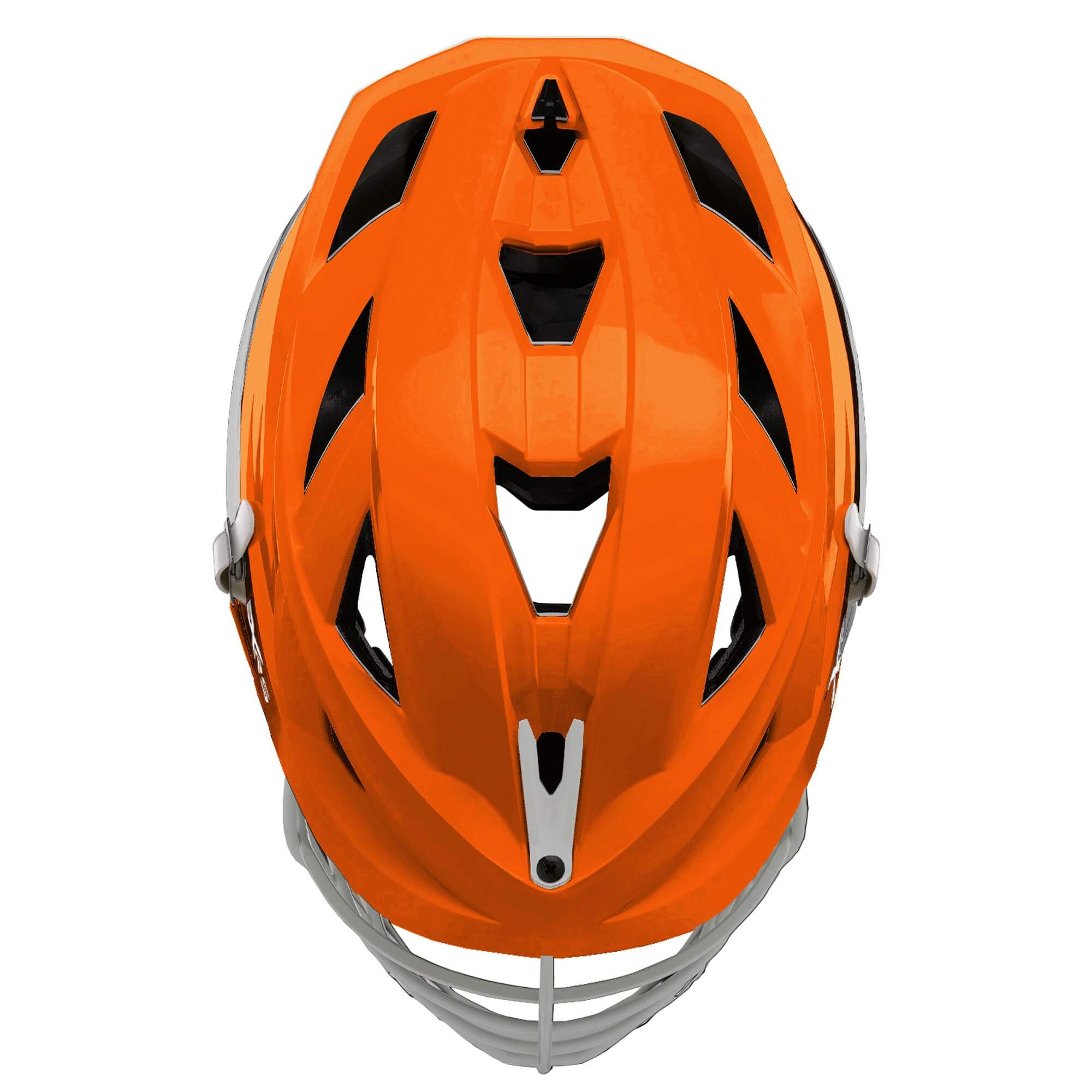 Cascade XRS Pro Helmet - Orange Shell - White Mask - White Strap | Top String Lacrosse