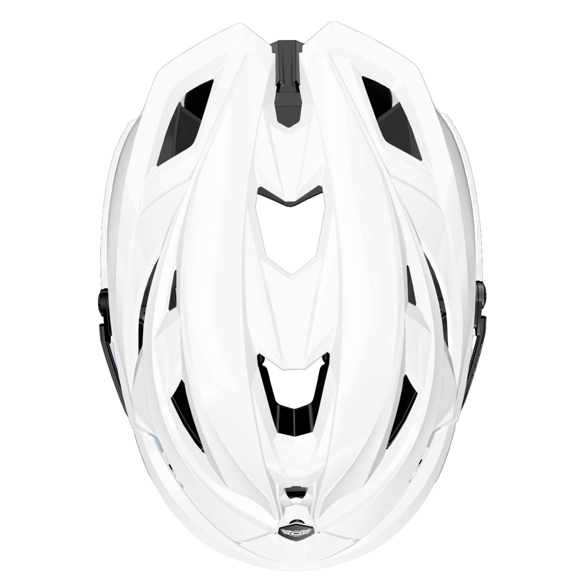 Cascade Z Lacrosse Helmet - White Shell - Black Facemask | Top String Lacrosse