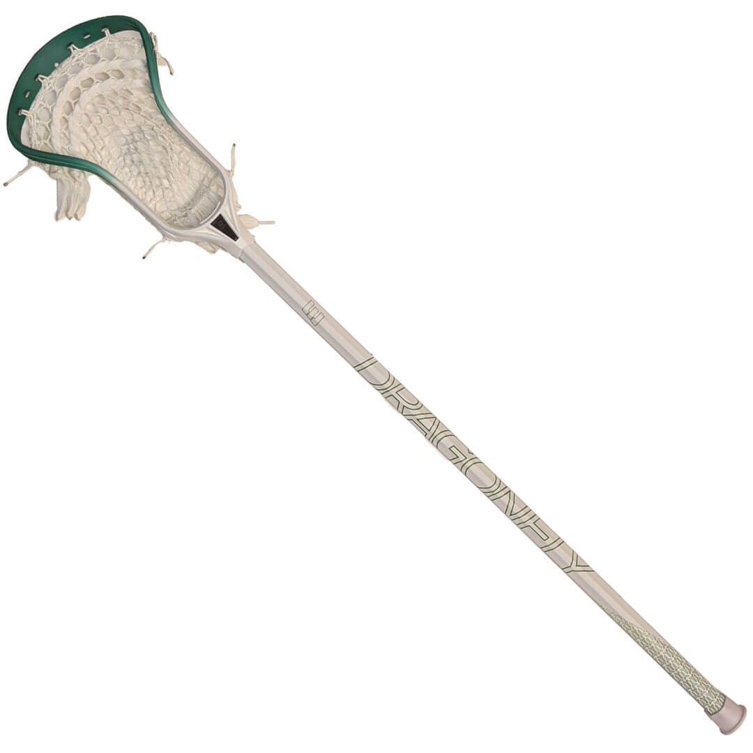 Top String Lacrosse Custom Dyed Fade Green Epoch Z One - Epoch Pro 3 Green Complete Lacrosse Stick - Top String Lacrosse