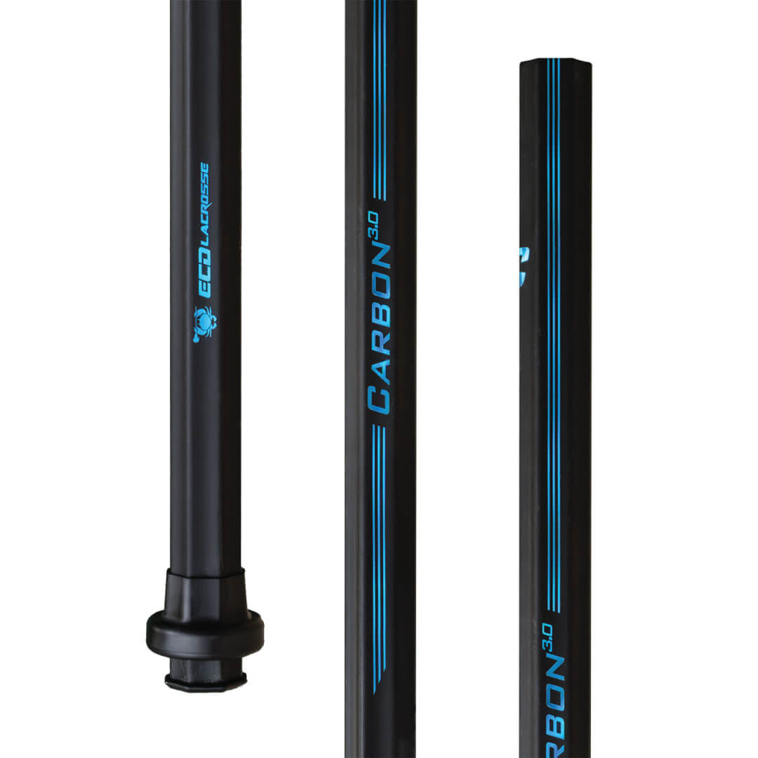 ECD Carbon 3.0 Signature Blue Composite Attack Lacrosse Shaft - Top String Lacrosse