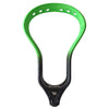 ECD Dyed Delta Lacrosse Head - Neon Green - Black Fade