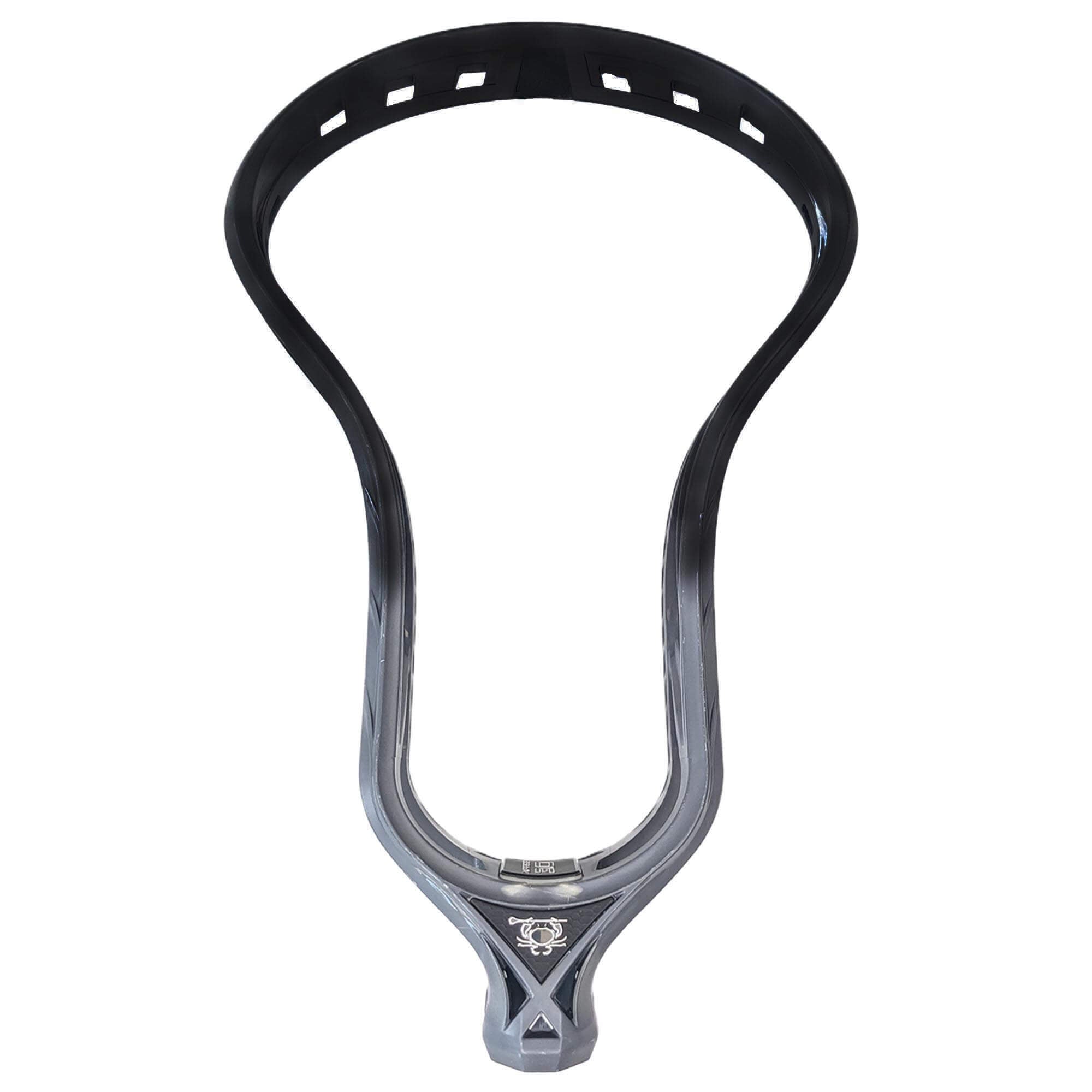ECD Dyed Mirage 3.0 Lacrosse Head - Black- Grey Fade | Top String Lacrosse