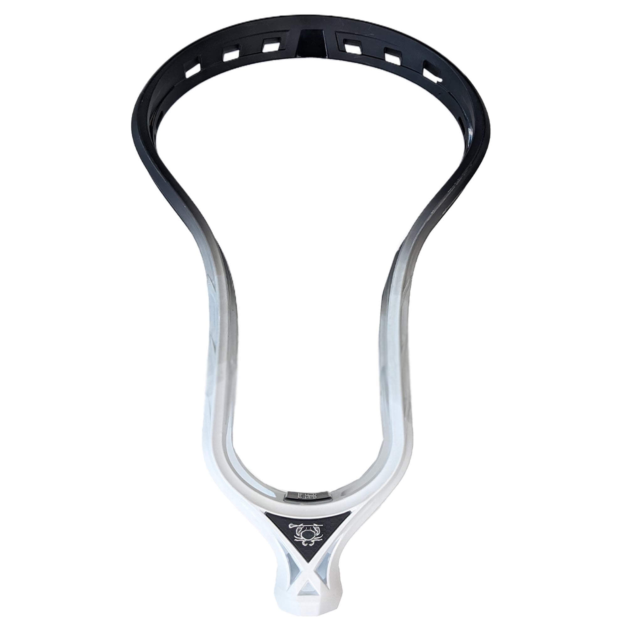 ECD Dyed Mirage 3.0 Lacrosse Head - Black/White Fade | Top String Lacrosse