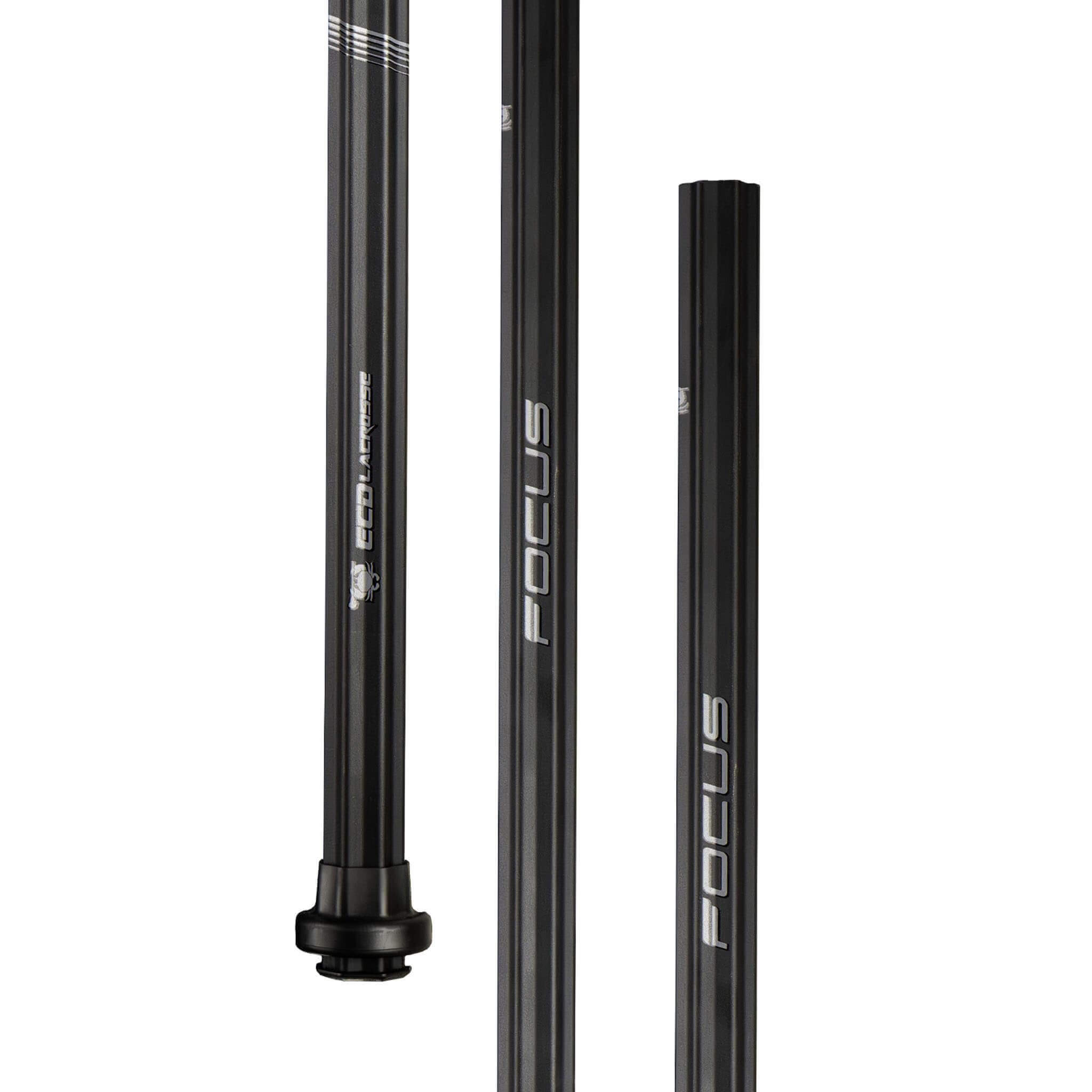 ECD Focus Power Attack Lacrosse Shaft - Black | Top String Lacrosse