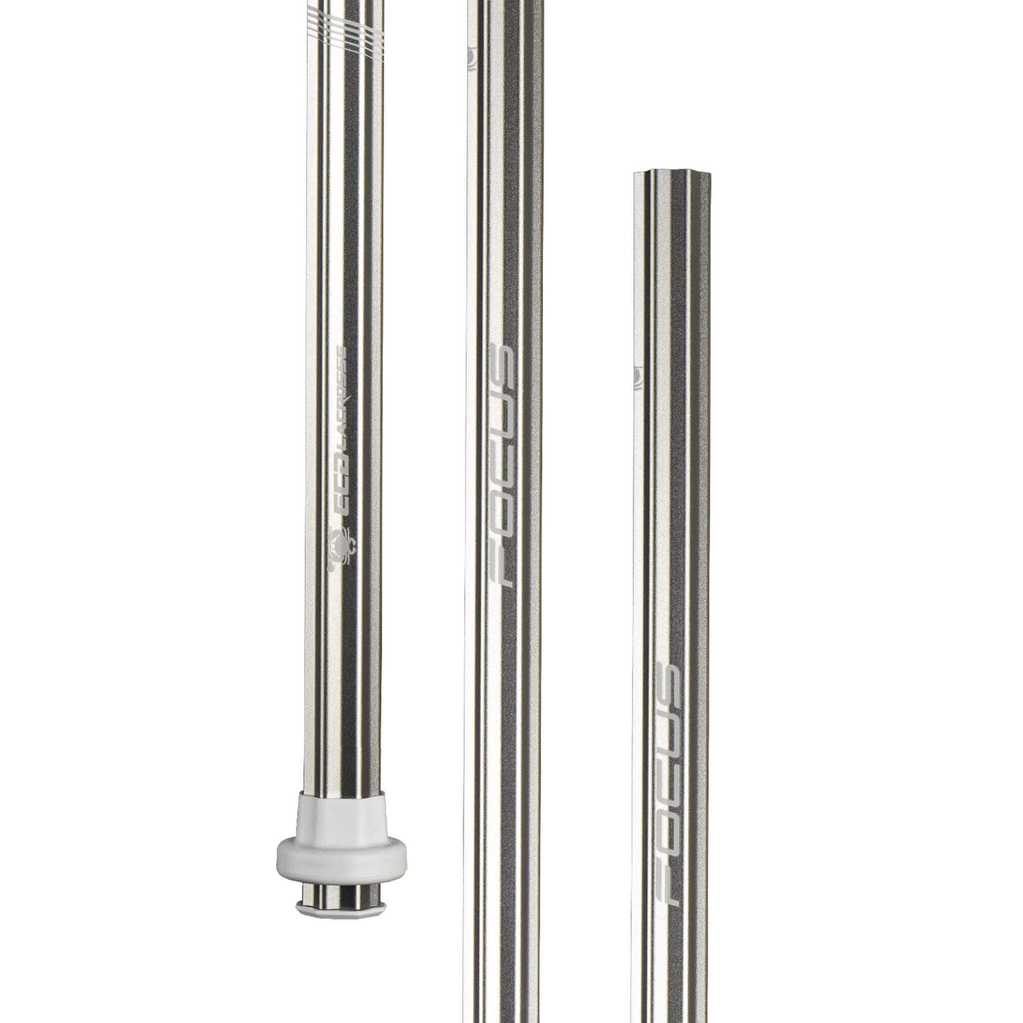 ECD Focus Power Attack Lacrosse Shaft - Silver | Top String Lacrosse
