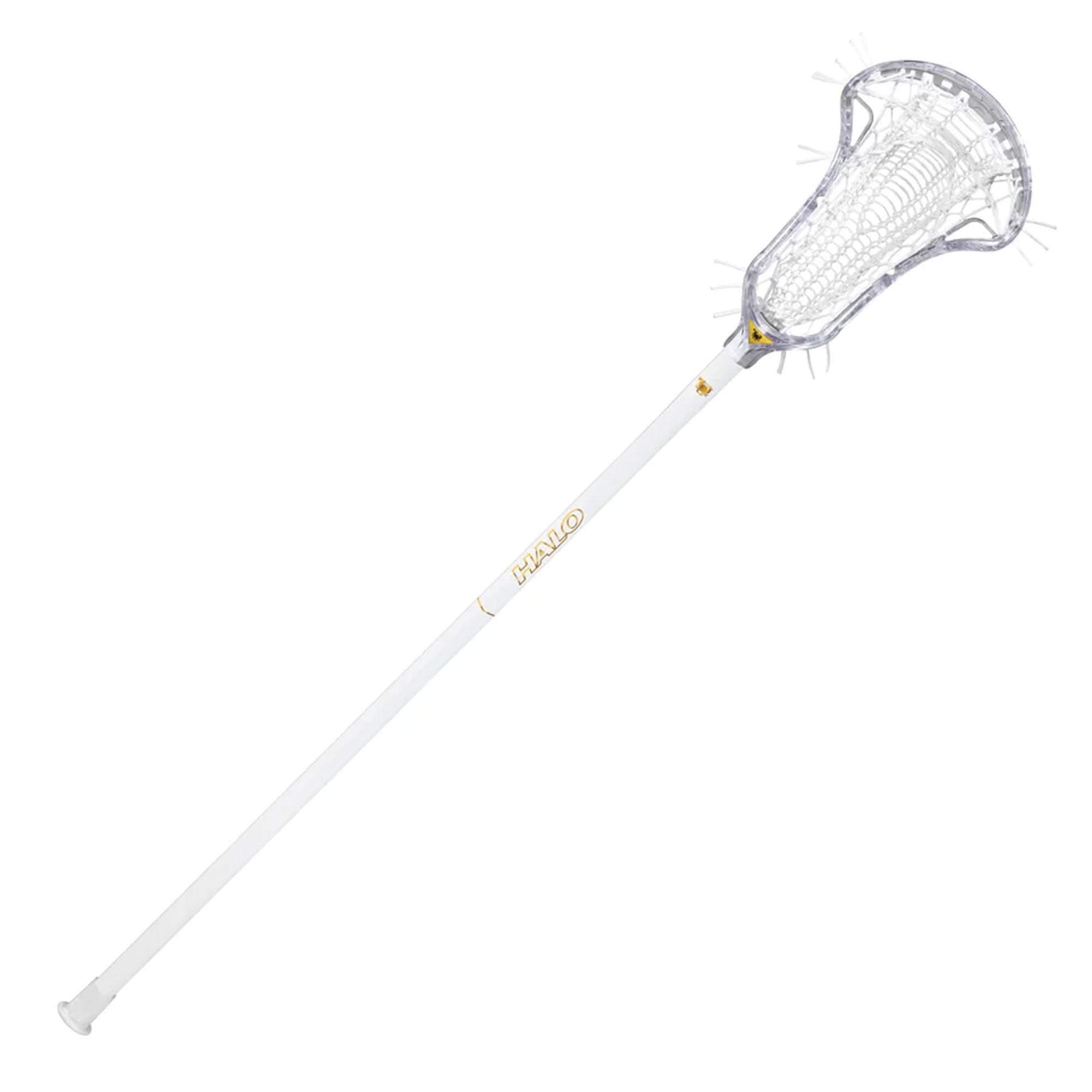 ECD Halo Composite Complete Women's Stick - Clear - White  | Top String Lacrosse