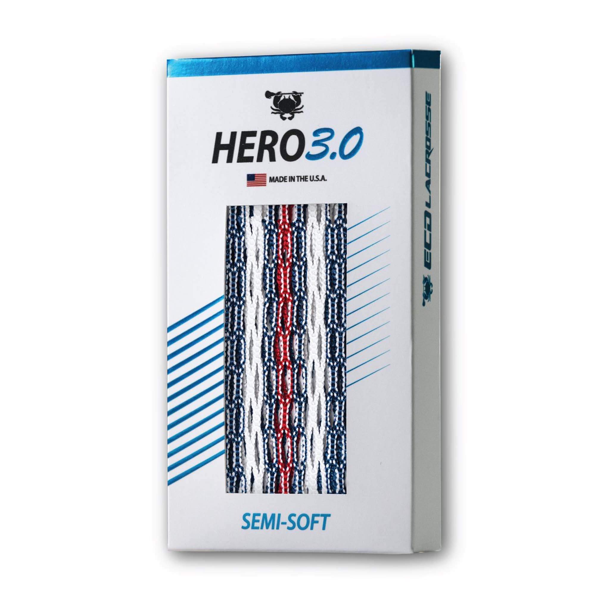 ECD Hero 3.0 USA 2024 Storm Striker LE Semi-Soft Lacrosse Mesh