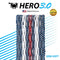 ECD Hero 3.0 USA 2024 Storm Striker LE Semi-Soft Lacrosse Mesh | Top String Lacrosse