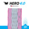 ECD Hero 4.0 Colors Storm Striker Lacrosse Mesh - Pink | Top String Lacrosse 