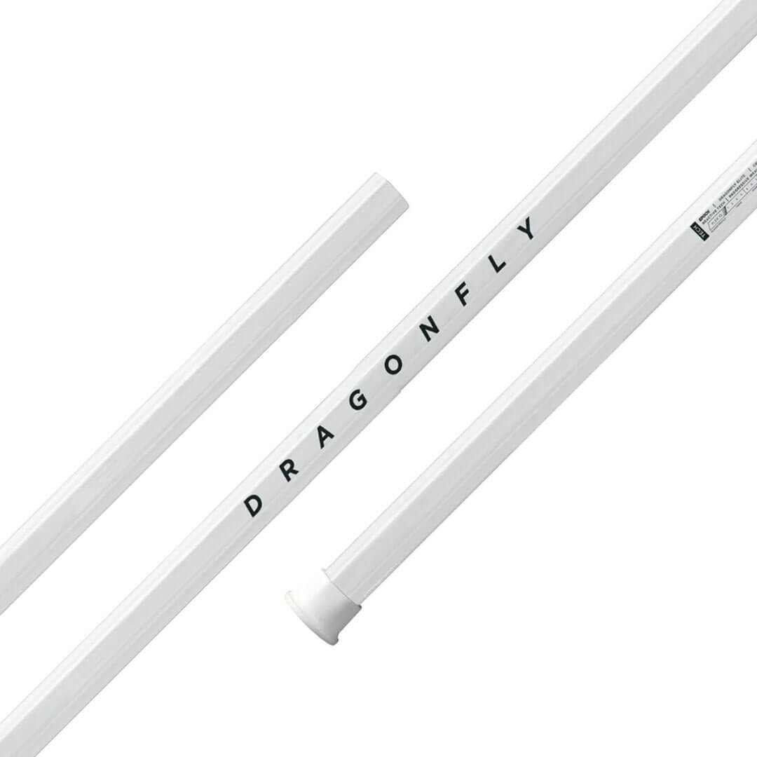 Epoch Dragonfly Elite III C60 IQ8 White Composite Defense Lacrosse Shaft - Top String Lacrosse