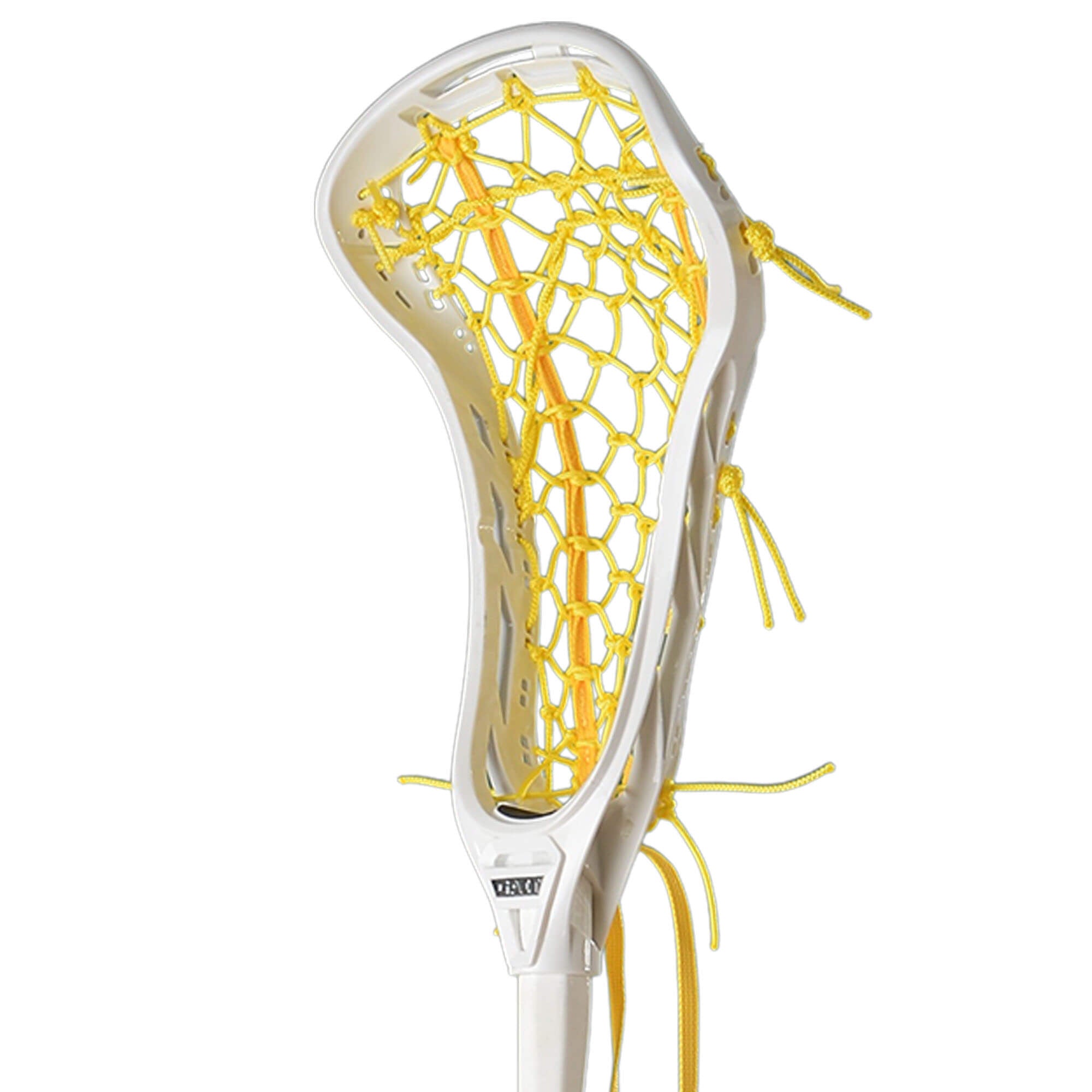 Gait Air 3 Flex Mesh Composite Complete Women's Lacrosse Stick - White - Yellow | Top String Lacrosse