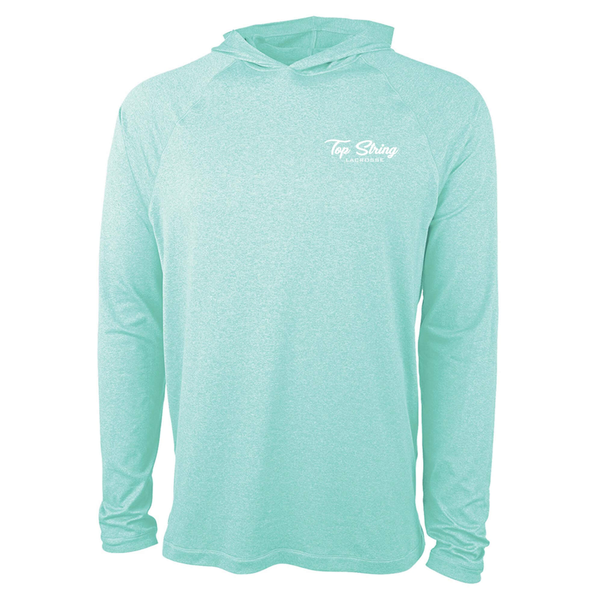 Top String Lacrosse Lightweight Stretch Hoodie - seafoam 