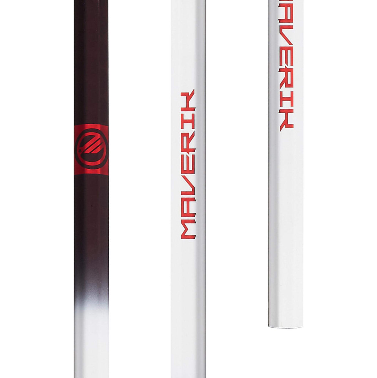 Maverik FLT 165 LE Red/White Fade Attack Lacrosse Shaft | Top String Lacrosse