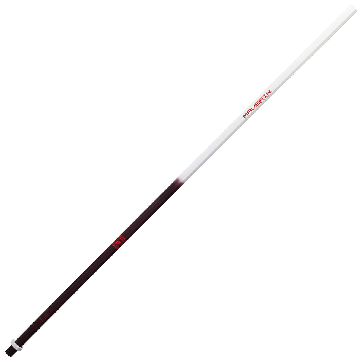 Maverik FLT 375 LE Red/White Fade Defense Lacrosse Shaft | Top String Lacrosse