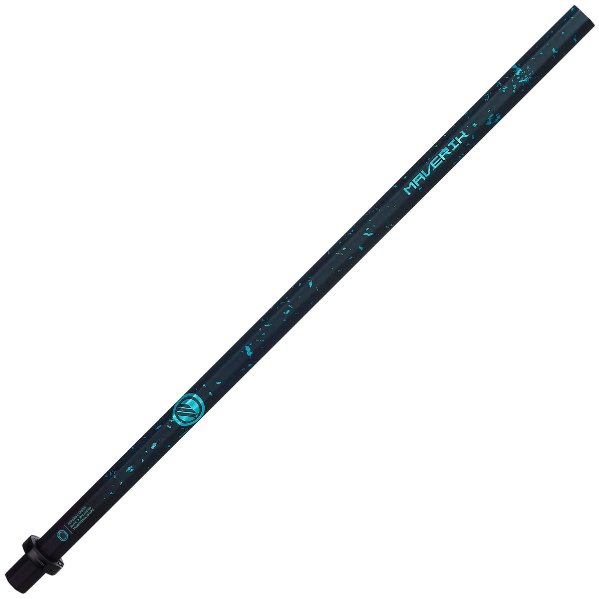 Maverik Flylite 150 LE Neon Blue Splatter Attack Lacrosse Shaft | Top String Lacrosse