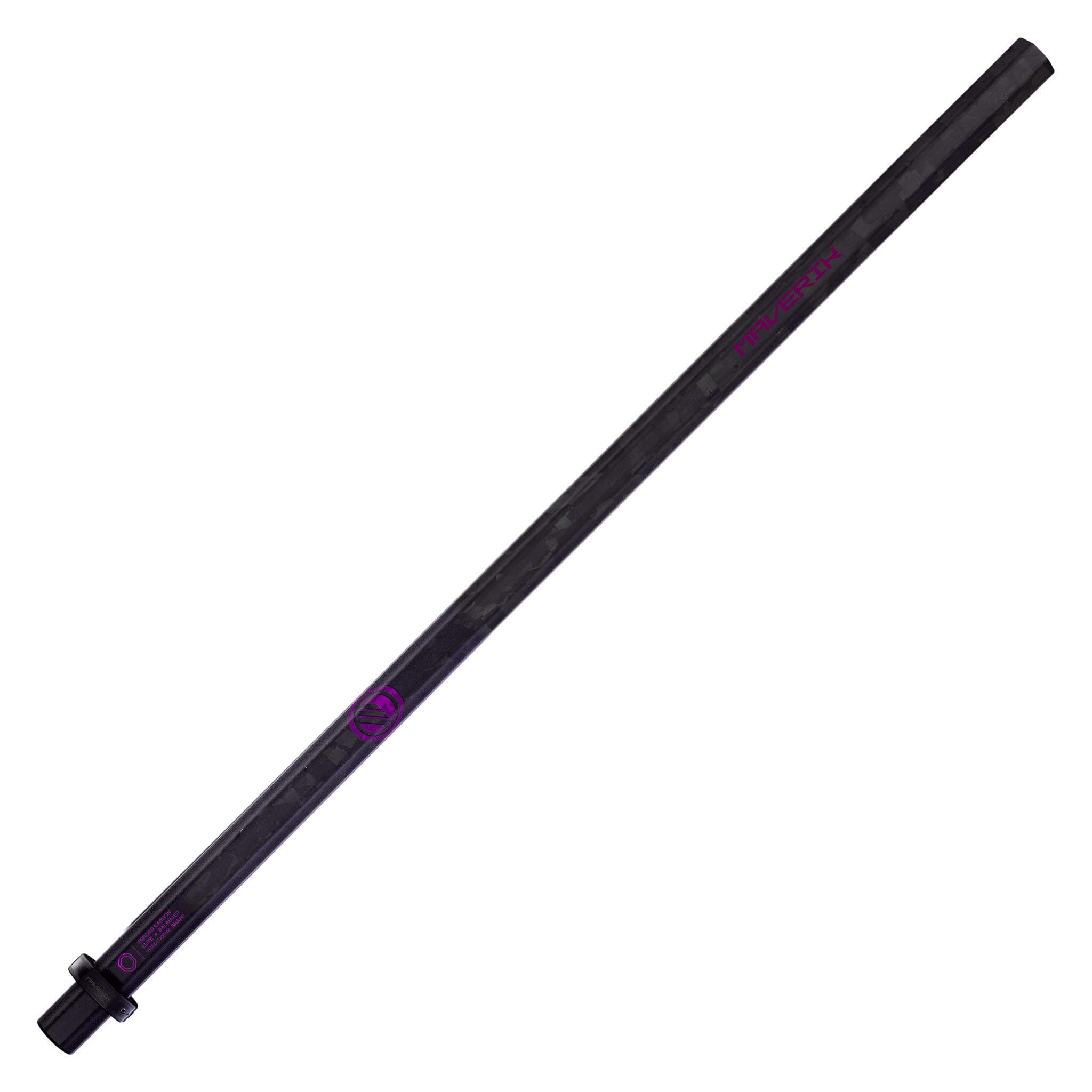 Maverik Flylite 185 Attack Lacrosse Shaft - Black Purple | Top String Lacrosse