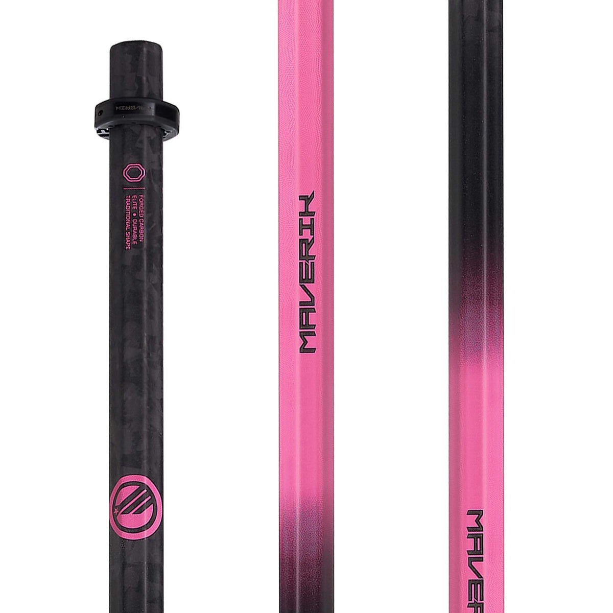 Maverik Flylite 185 LE Pink Fade Attack Lacrosse Shaft | Top String Lacrosse