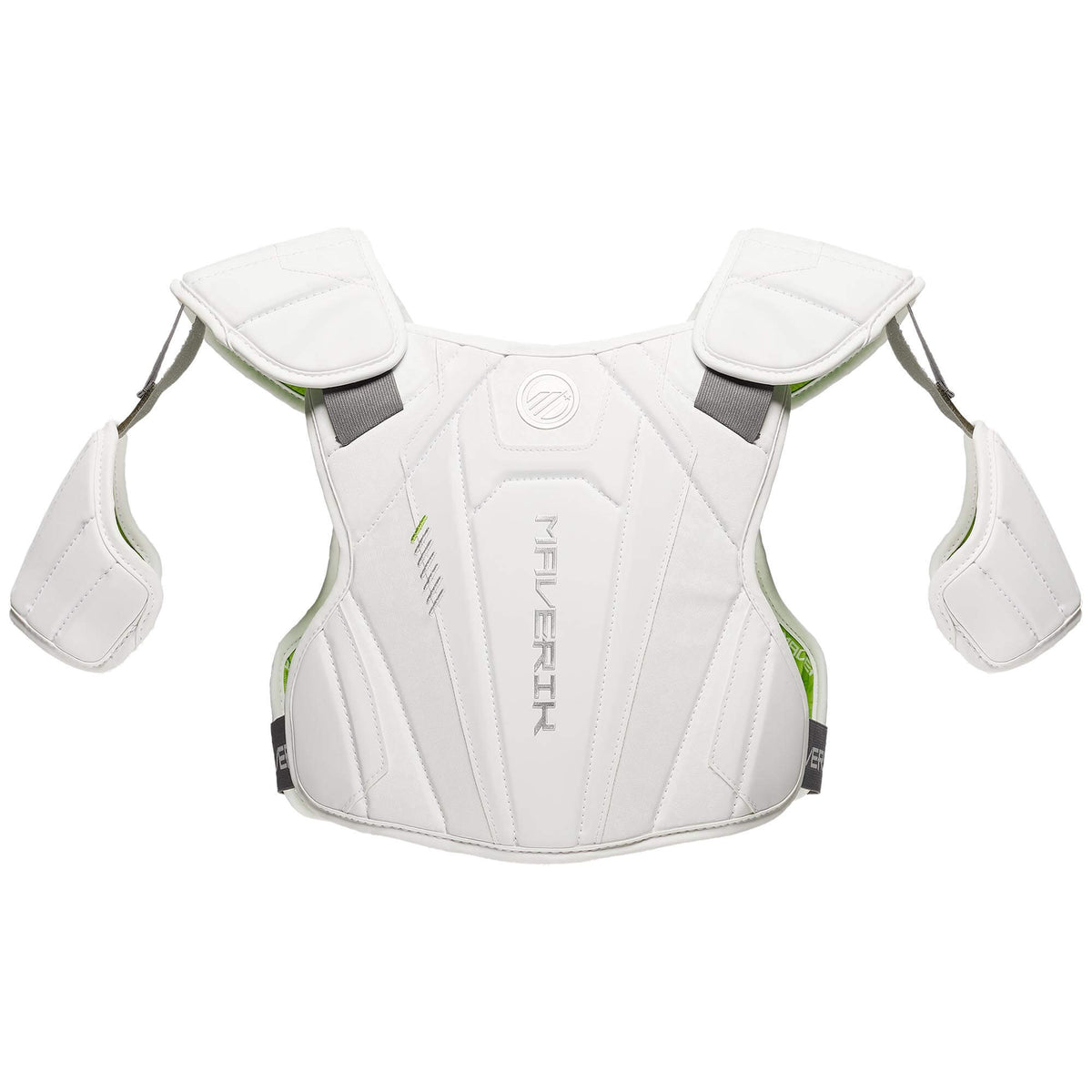 Maverik M7 EKG Lacrosse Shoulder Pads - white | Top String Lacrosse