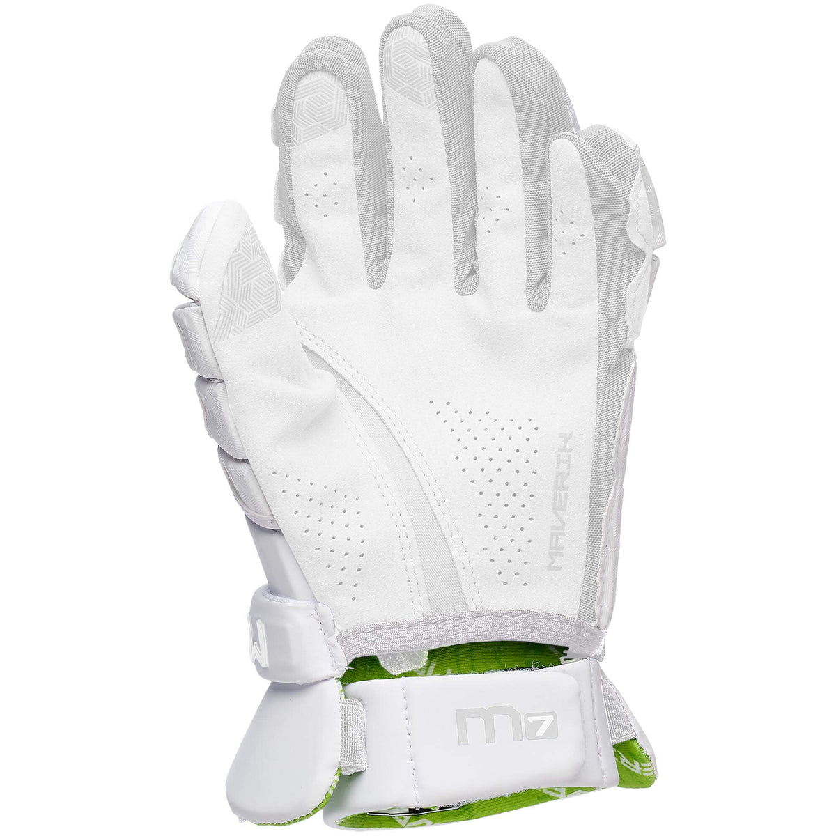 Maverik M7 Lacrosse Gloves - white | Top String Lacrosse