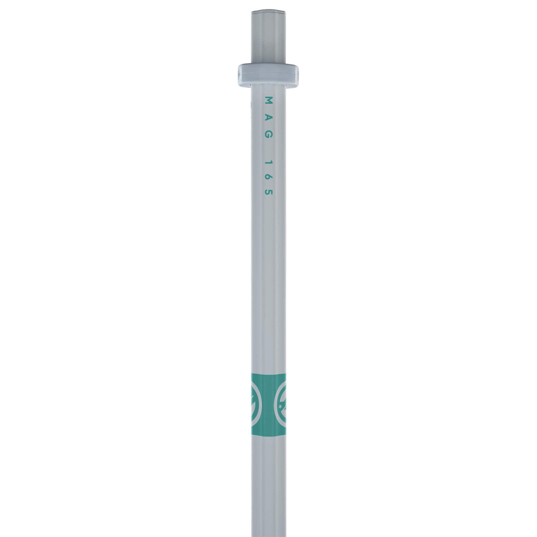 Maverik Mag 165 Attack Lacrosse Shaft - White Teal | Top String Lacrosse