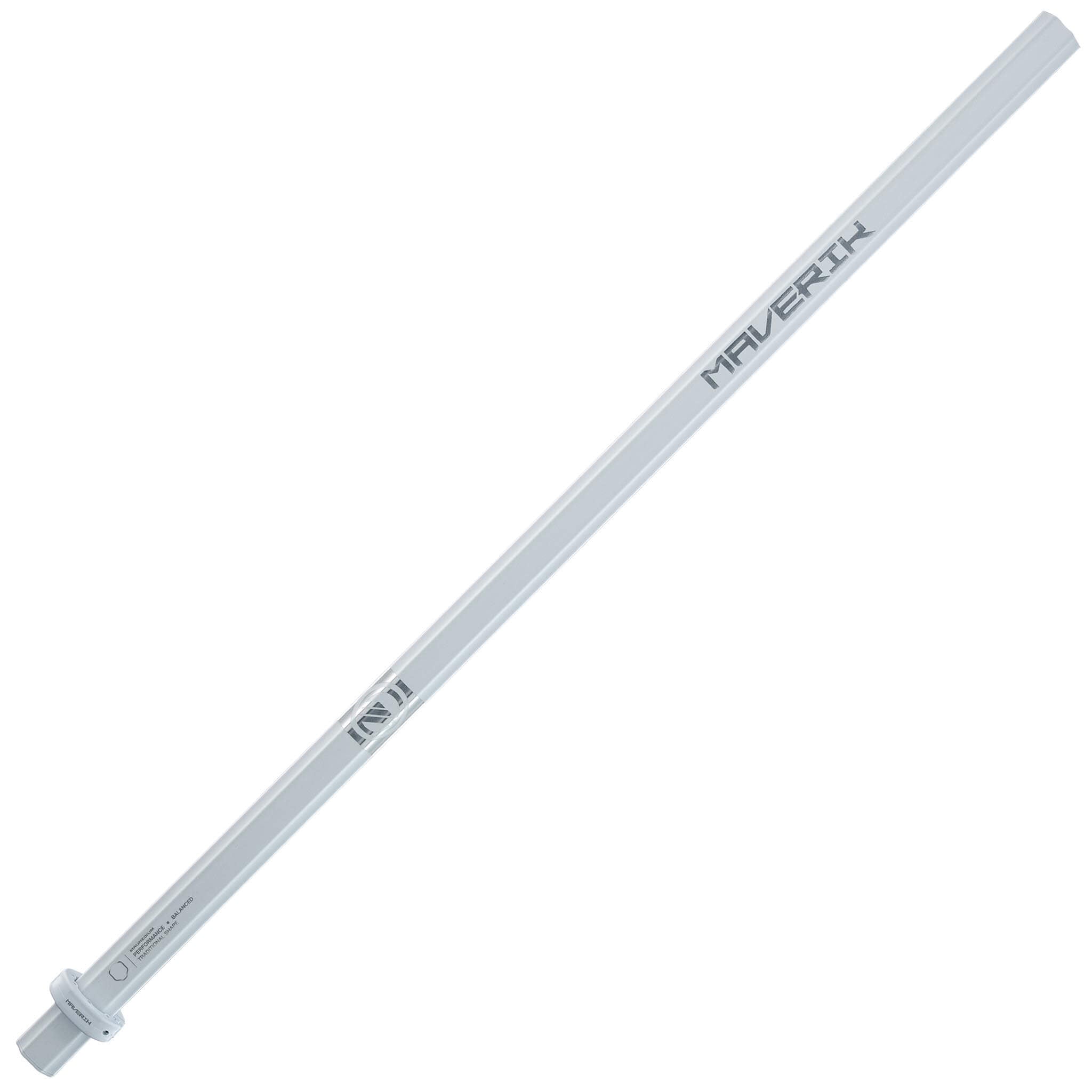 Maverik Mag 165 Attack Lacrosse Shaft - White | Top String Lacrosse