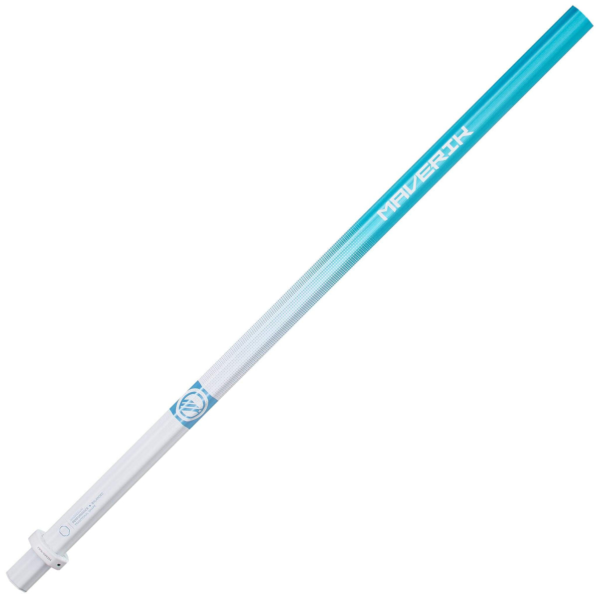Maverik Mag 165 LE White/Blue Fade Attack Lacrosse Shaft | Top String Lacrosse