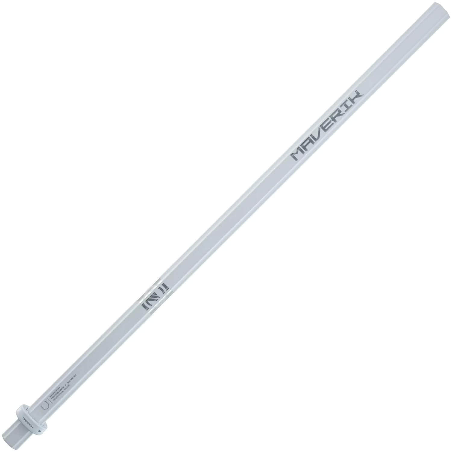 Maverik Mag 375 Defense Lacrosse Shaft - White | Top String Lacrosse