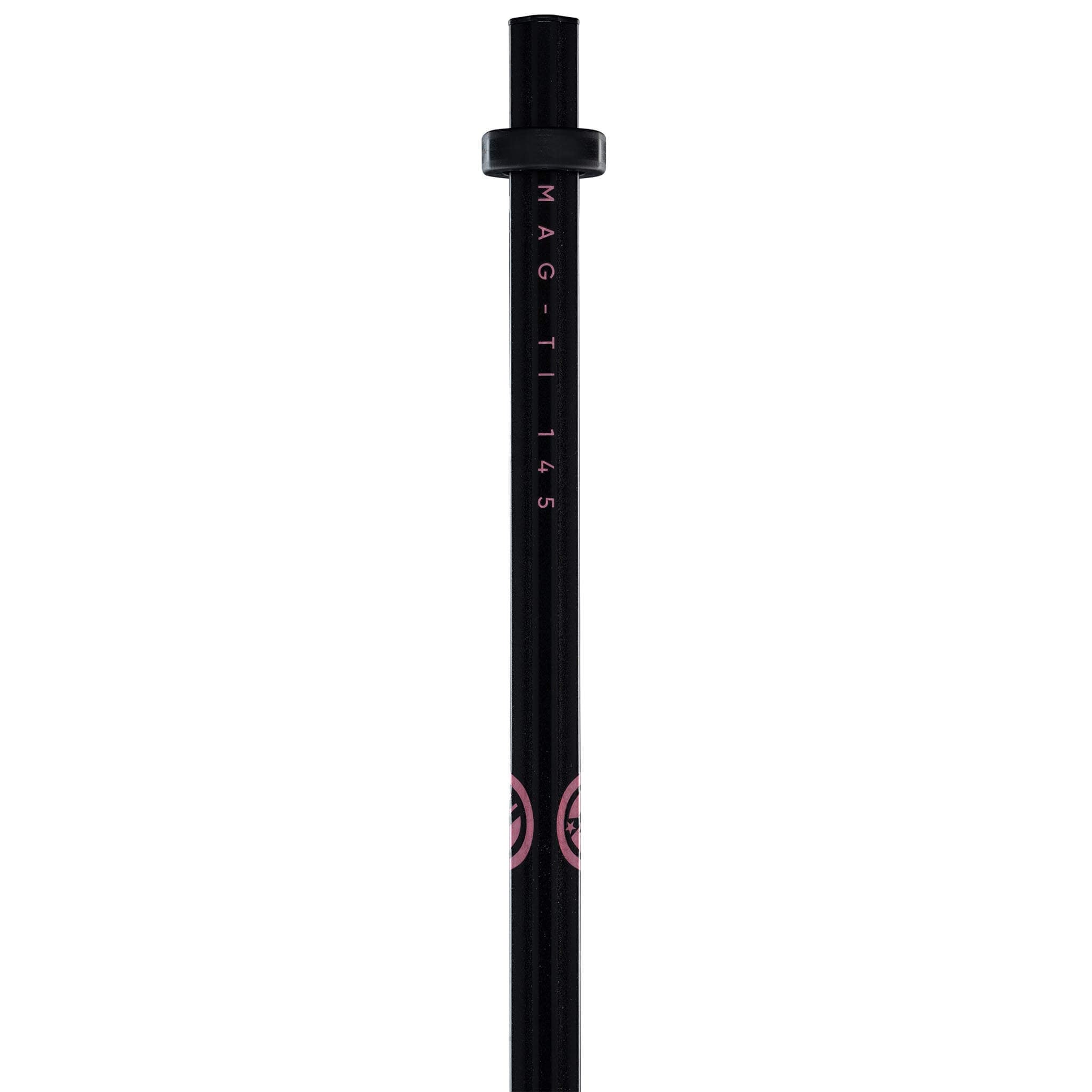 Maverik Mag-Ti 145 Attack Lacrosse Shaft - Black and Pink | Top String Lacrosse