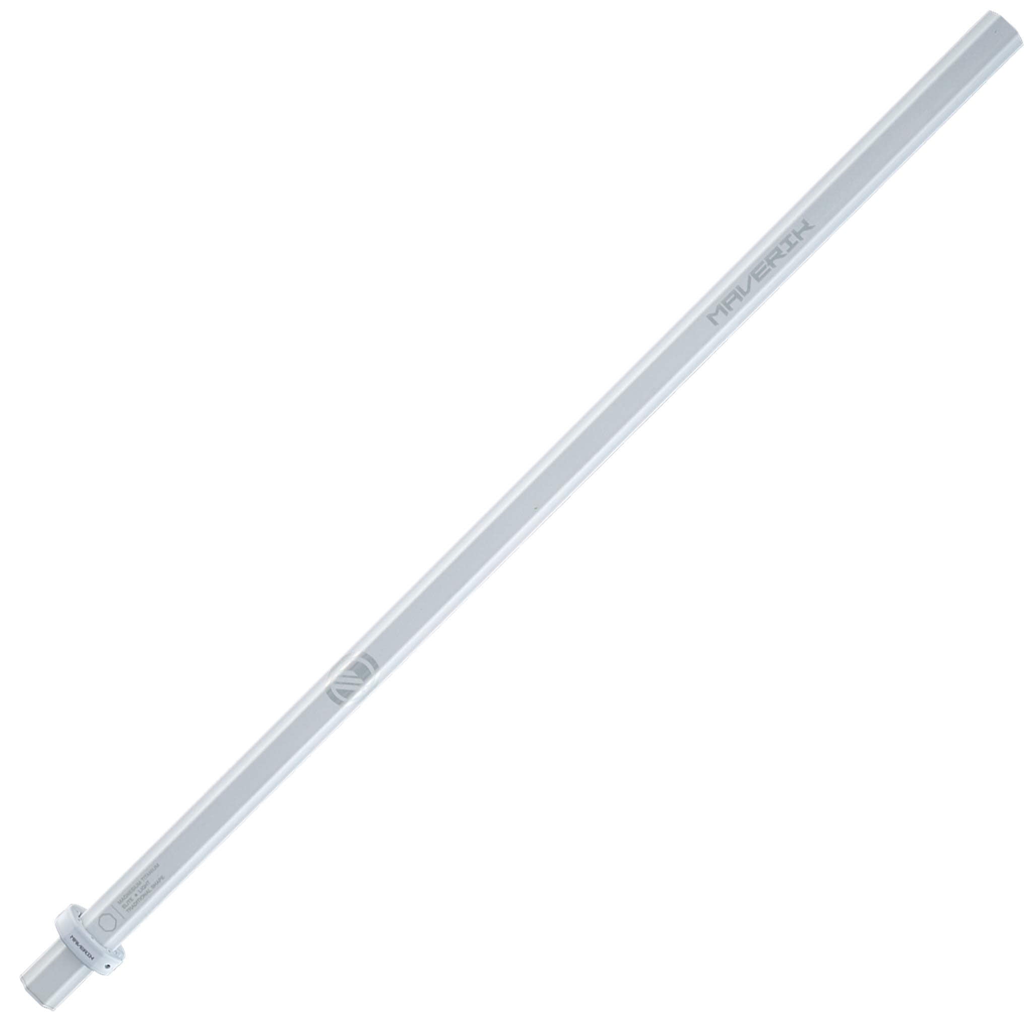 Maverik Mag-Ti 145 Attack Lacrosse Shaft - White | Top String Lacrosse