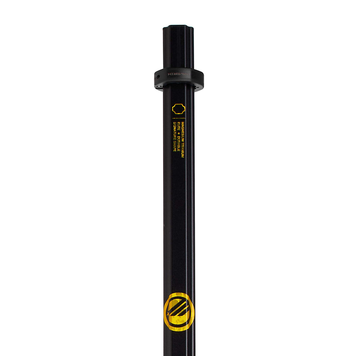 Maverik Mag-Ti 185 LE Black/Gold Attack Lacrosse Shaft | Top String Lacrosse