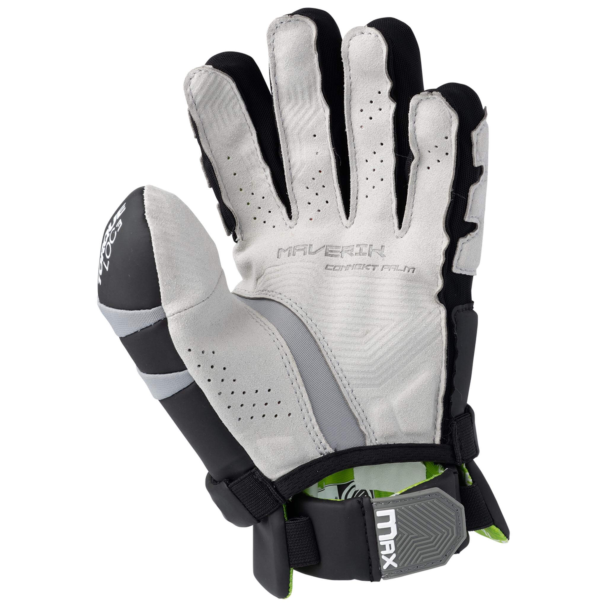 Maverik Max Lacrosse Goalie Gloves - Black | Top String Lacrosse