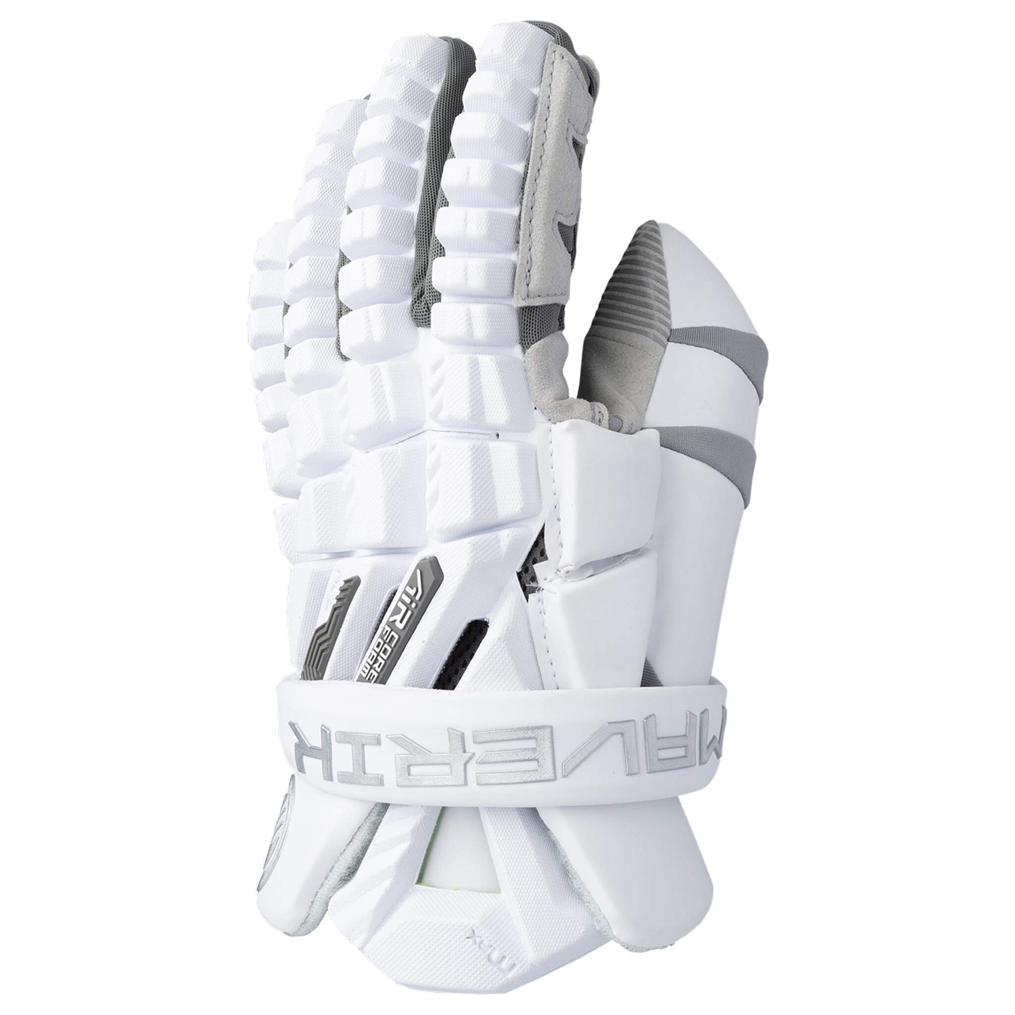 Maverik Max Lacrosse Goalie Gloves - White | Top String Lacrosse