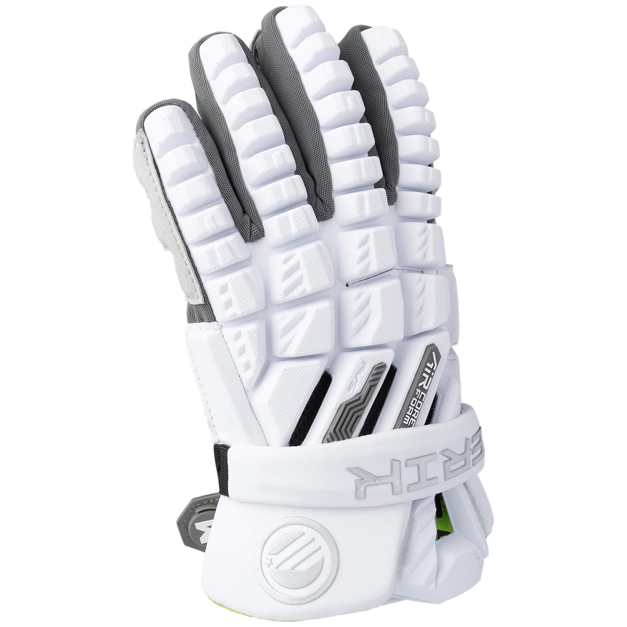 Maverik Max Lacrosse Goalie Gloves - White | Top String Lacrosse