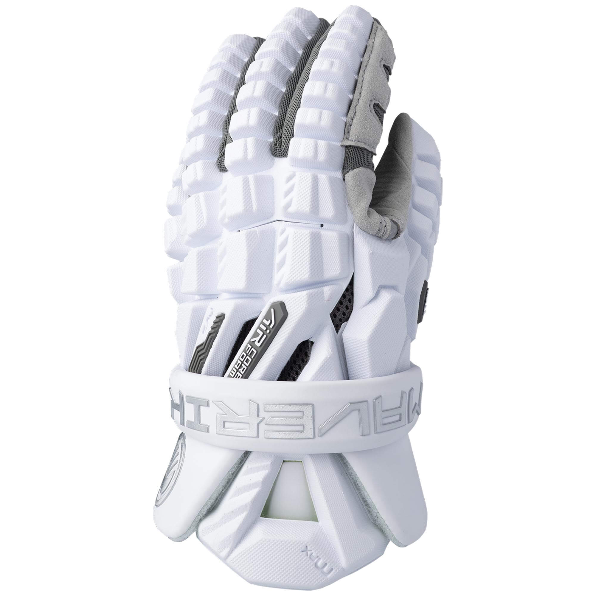 Maverik Max Lacrosse Gloves - White | Top String Lacrosse